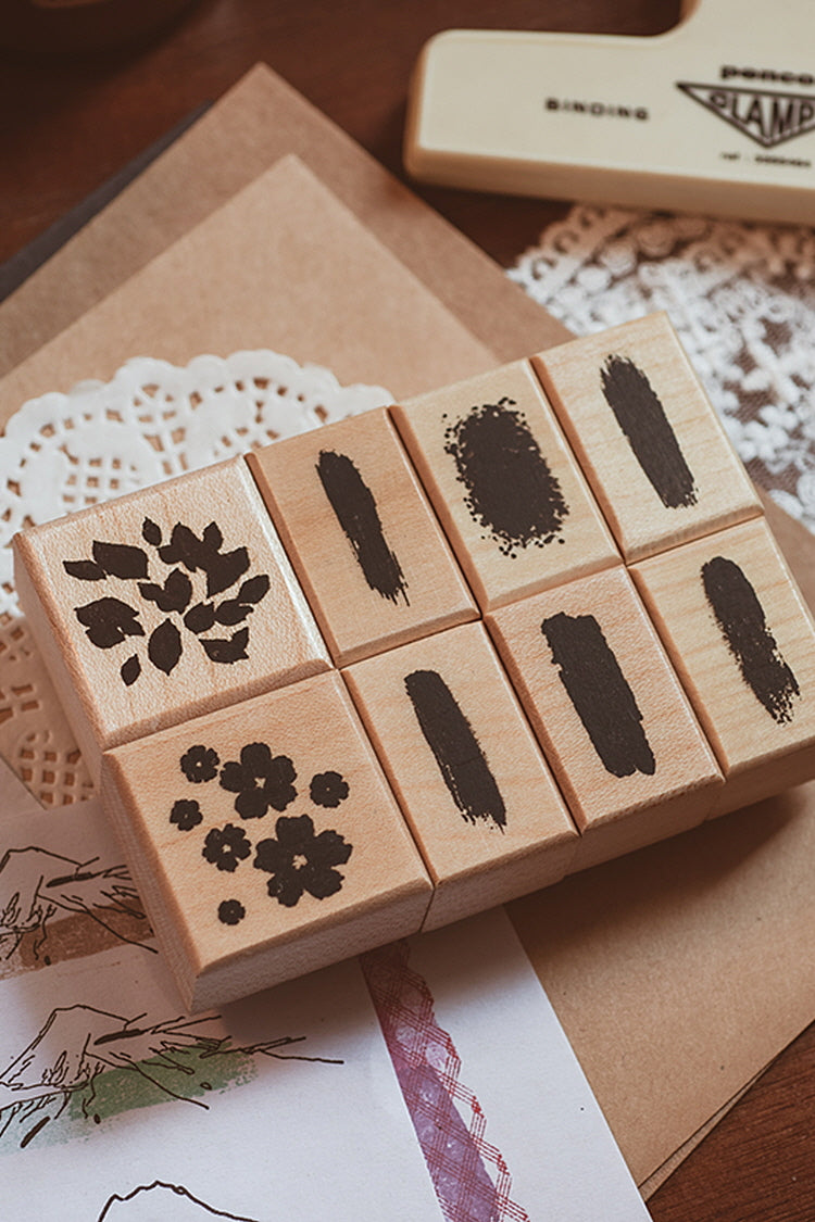 Ink Wash Texture Stamp Set