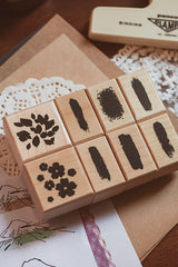 Ink Wash Texture Stamp Set