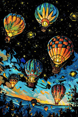 Luminous Scratch: Dreamy Balloons