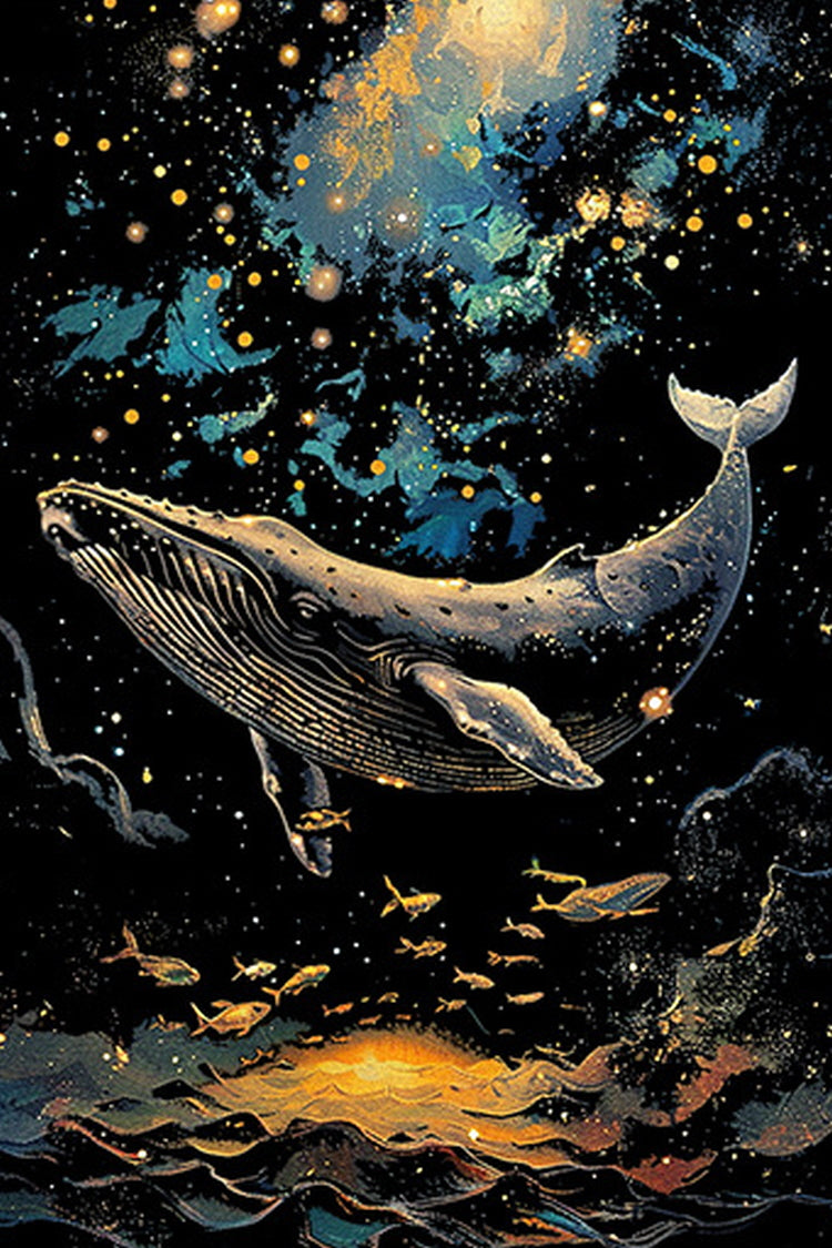 Luminous Scratch: Cosmic Whales
