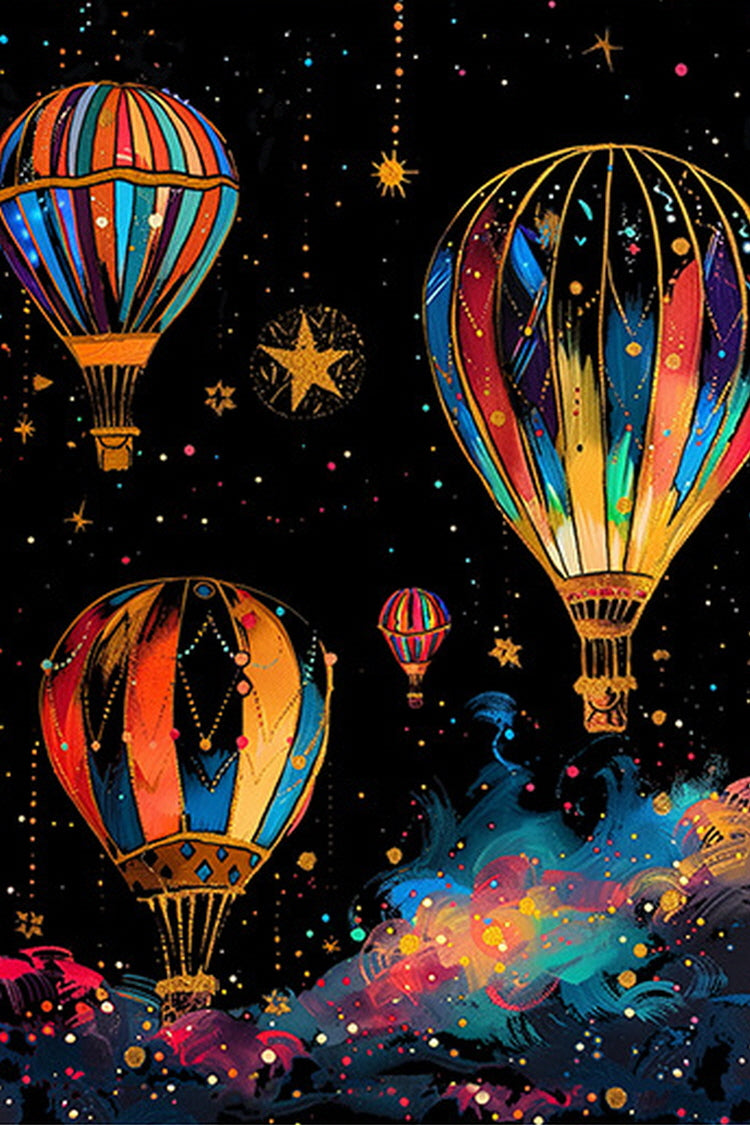 Luminous Scratch: Dreamy Balloons