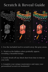 Hidden Colors Scratch Bookmark
