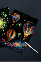 Luminous Scratch: Dreamy Balloons