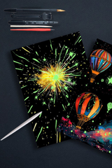 Luminous Scratch: Eternal Fireworks