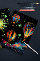 Luminous Scratch: Dreamy Balloons