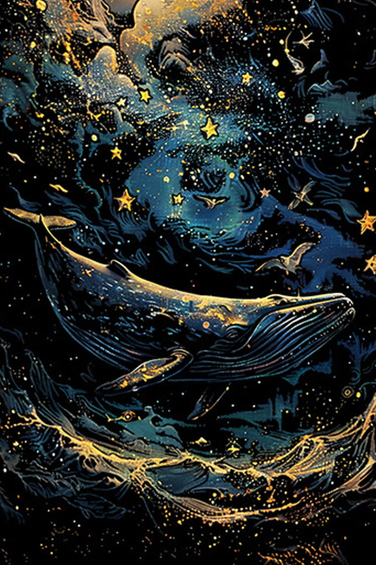 Luminous Scratch: Cosmic Whales