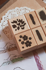 Ink Wash Texture Stamp Set