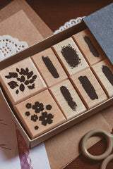 Ink Wash Texture Stamp Set