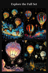 Luminous Scratch: Dreamy Balloons
