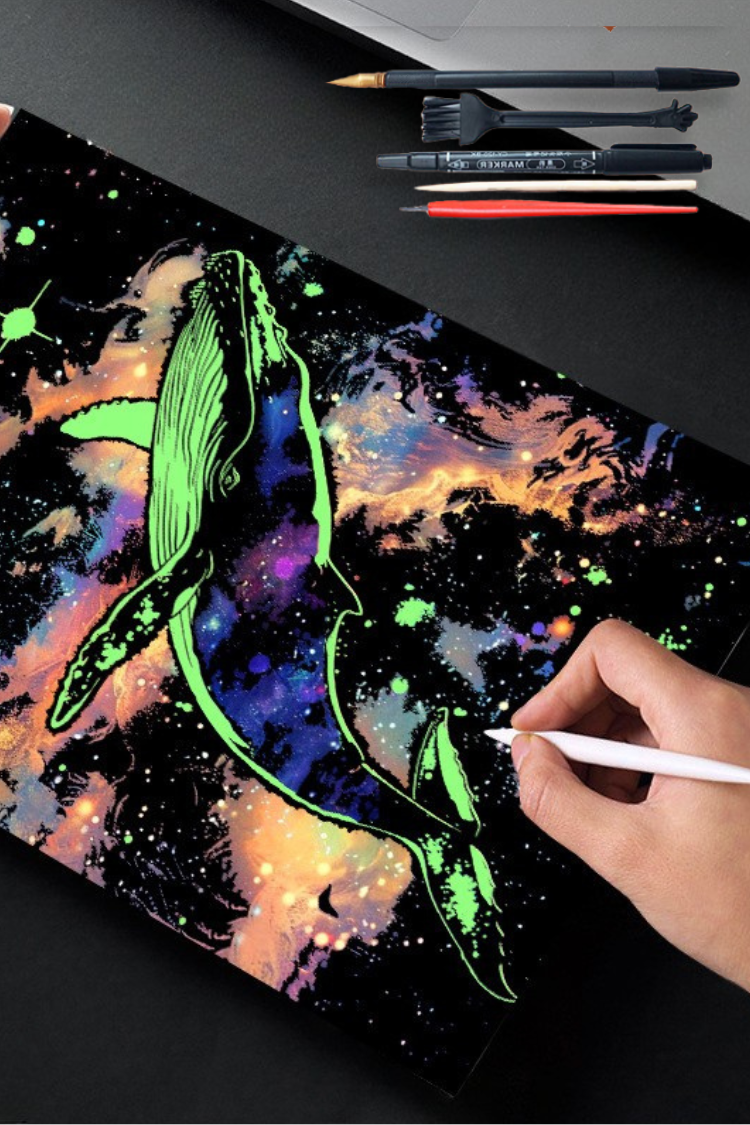 Luminous Scratch: Cosmic Whales