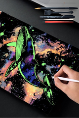 Luminous Scratch: Cosmic Whales