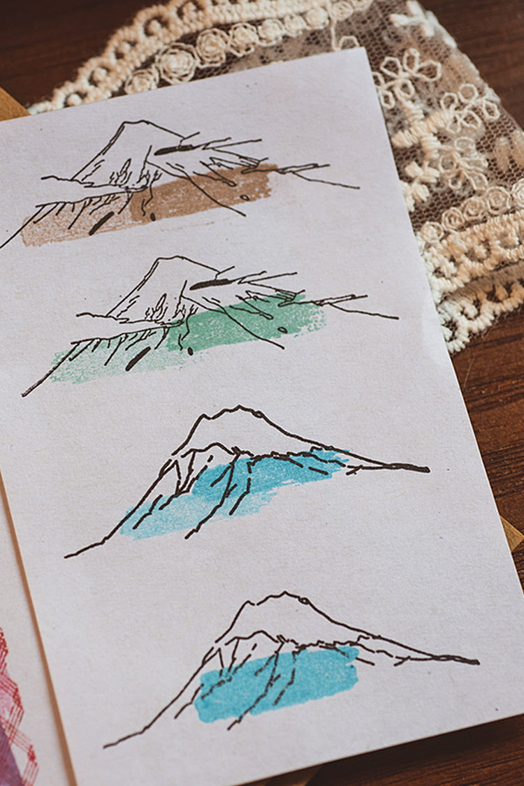 Ink Wash Texture Stamp Set