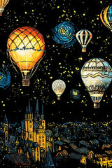 Luminous Scratch: Dreamy Balloons