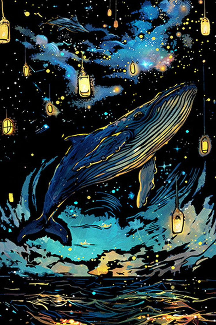 Luminous Scratch: Cosmic Whales