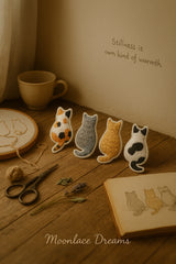Still Cats Club Brooch KIT